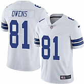 Nike Men & Women & Youth Cowboys 81 Terrell Owens White NFL Vapor Untouchable Limited Jersey,baseball caps,new era cap wholesale,wholesale hats